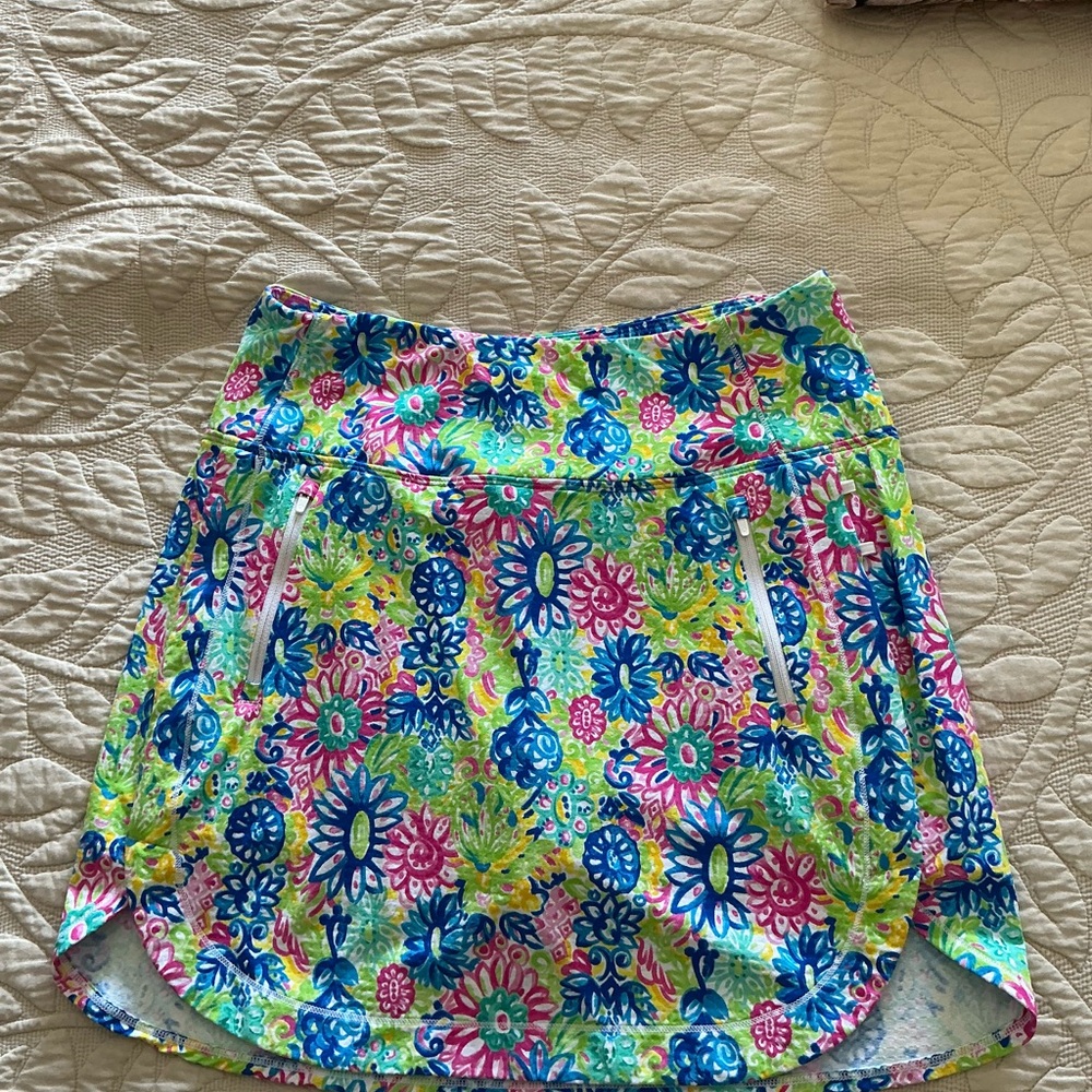 IBKUL Vibrant Floral Skort